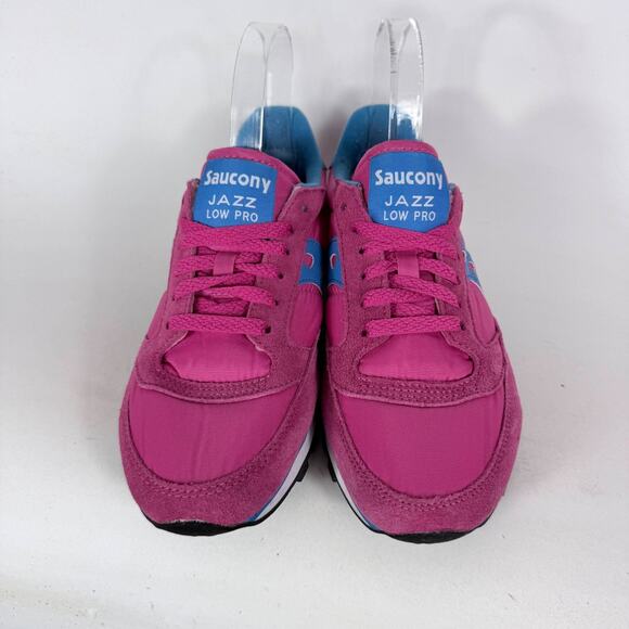 Saucony Jazz Original Sneakers Women's 7.5 Pink Blue Lace-Up Low Top Outdoor - Picture 4 of 10